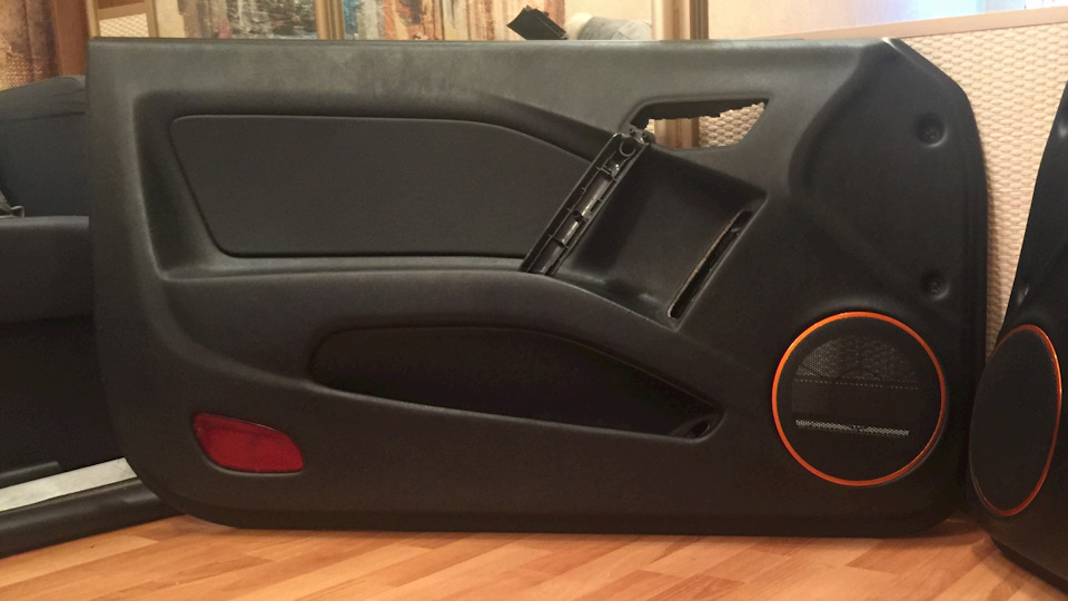 Обшивка дверных карт (+ покраска пластика салона CANDY) — Hyundai ...