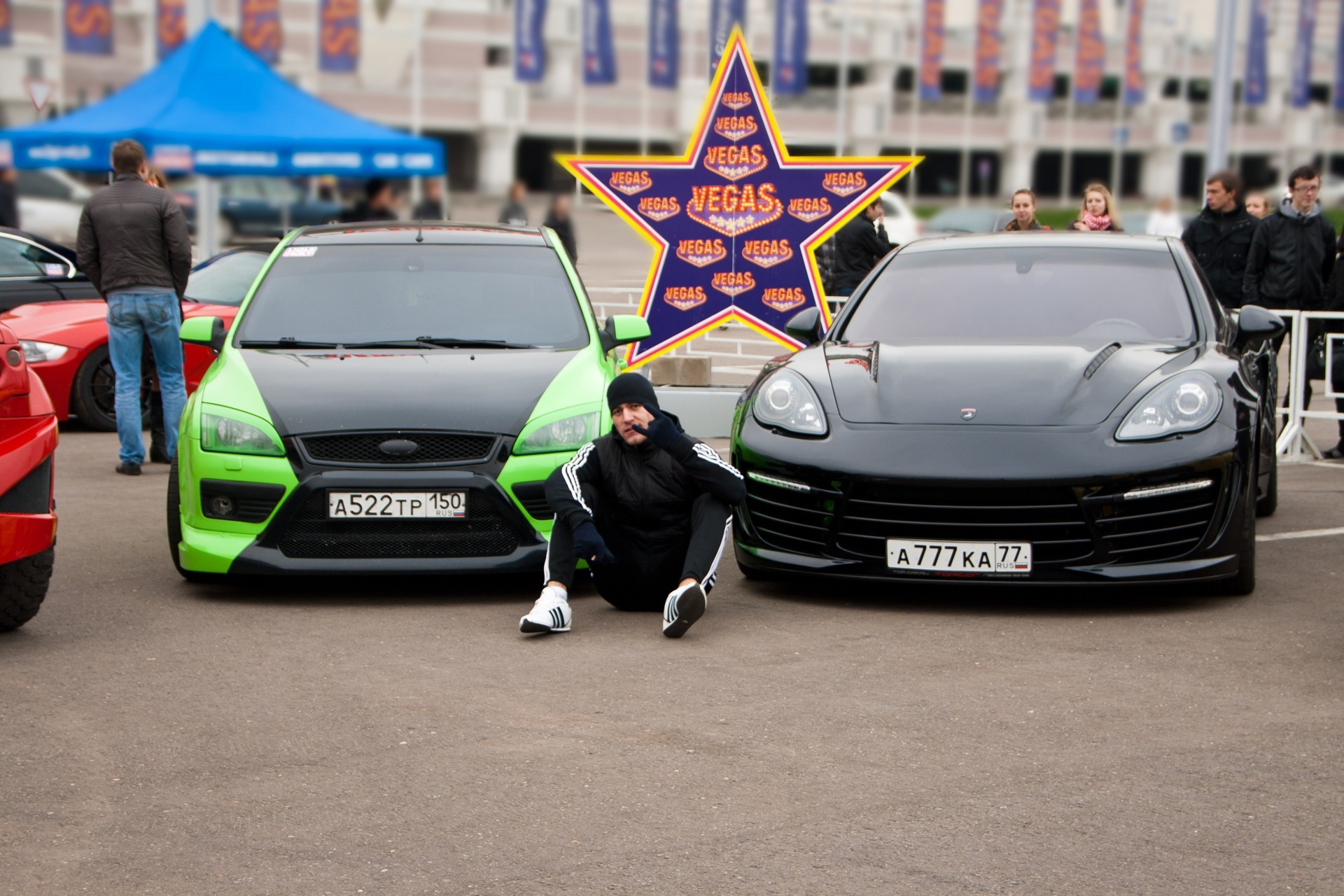 Крутые Тачки в центре Москвы вчера