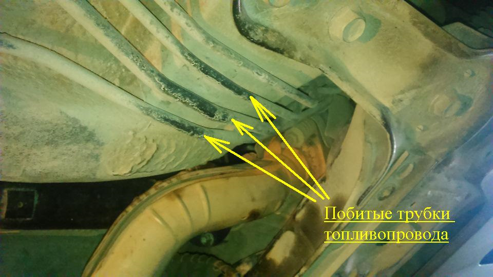 Защита топливопровода (самоделка) — Nissan Qashqai (1G), 2 л, 2008 года ...