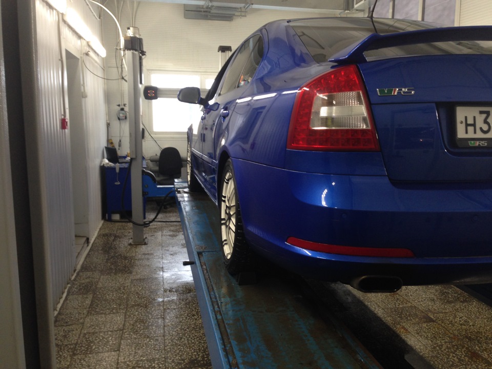 Сход-развал и защита картера — Skoda Octavia RS A5 Mk2, 2 л, 2012 года ...