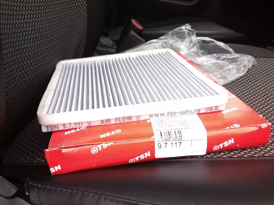 Купил не тот салонный фильтр(( TSN №: 9.7.117 не от Джима, он от RAV4 ...