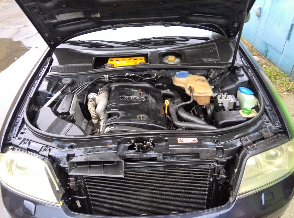 Замена салонного фильтра и чистка ливневки под АКБ — Audi A6 (C5), 1,9 ...