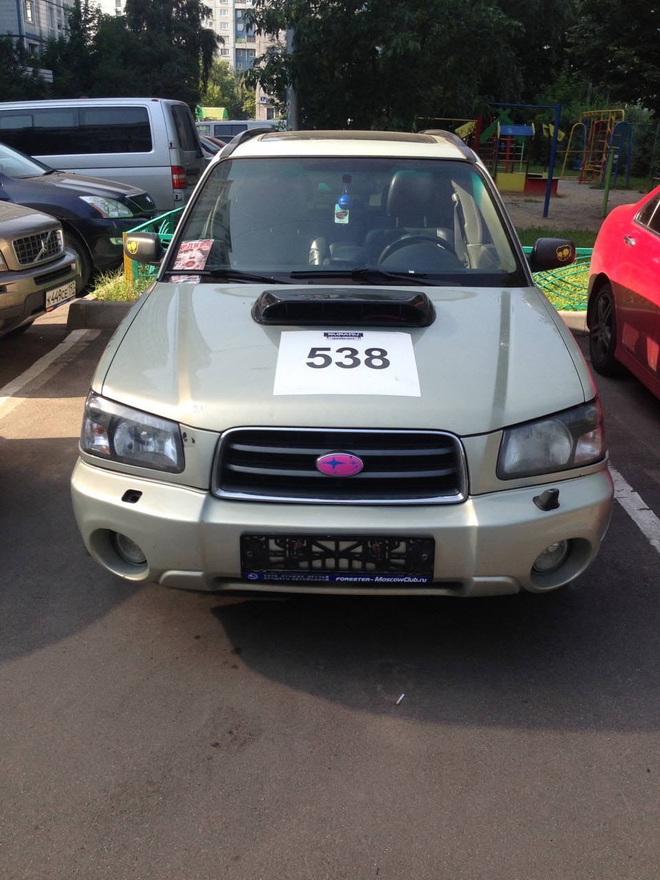 Спиздили номер :( — Subaru Forester (SG), 2 л, 2004 года | наблюдение |  DRIVE2