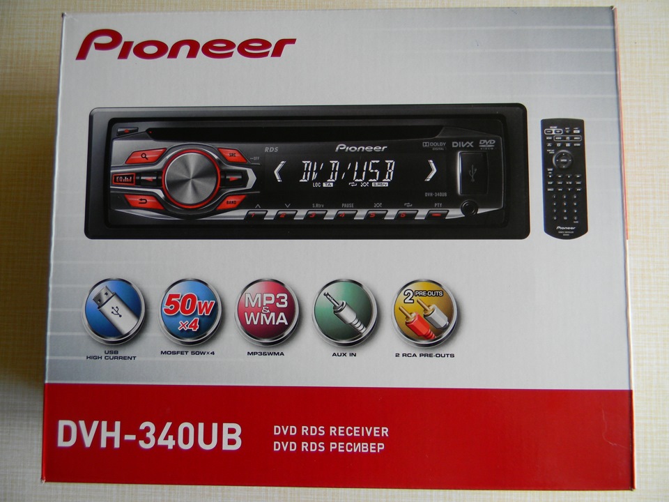 Магнитола pioneer dvh 340ub инструкция