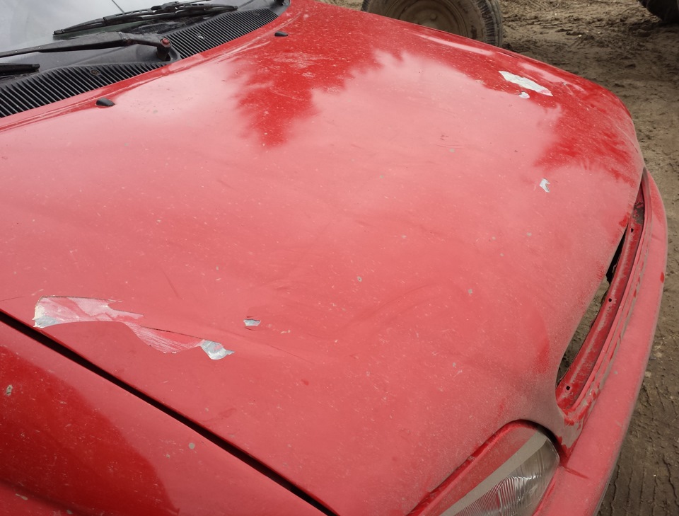 Замена бампера и капота — Ford Escort Mk5, 1,3 л, 1993 года | кузовной ...