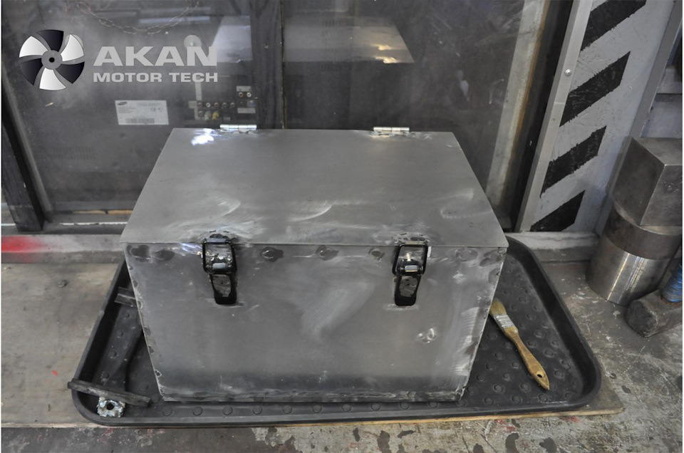 Изготовление ящика АКБ, и перенос АКБ в багажник в ВАЗ 2107 "цербер ...