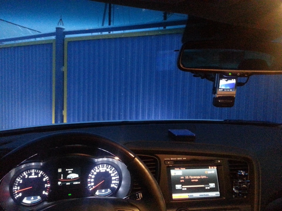 ВидеоРегистратоР и как можно спрятать провода. — KIA Optima (3G), 2,4 л ...
