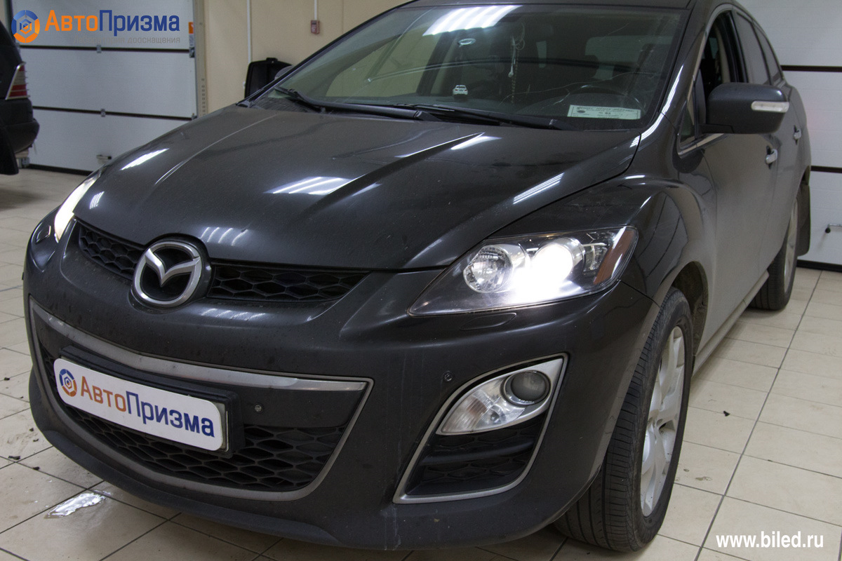 Линзы mazda cx 7. Биксенон на мазду СХ 7. Линзы Мазда сх7.