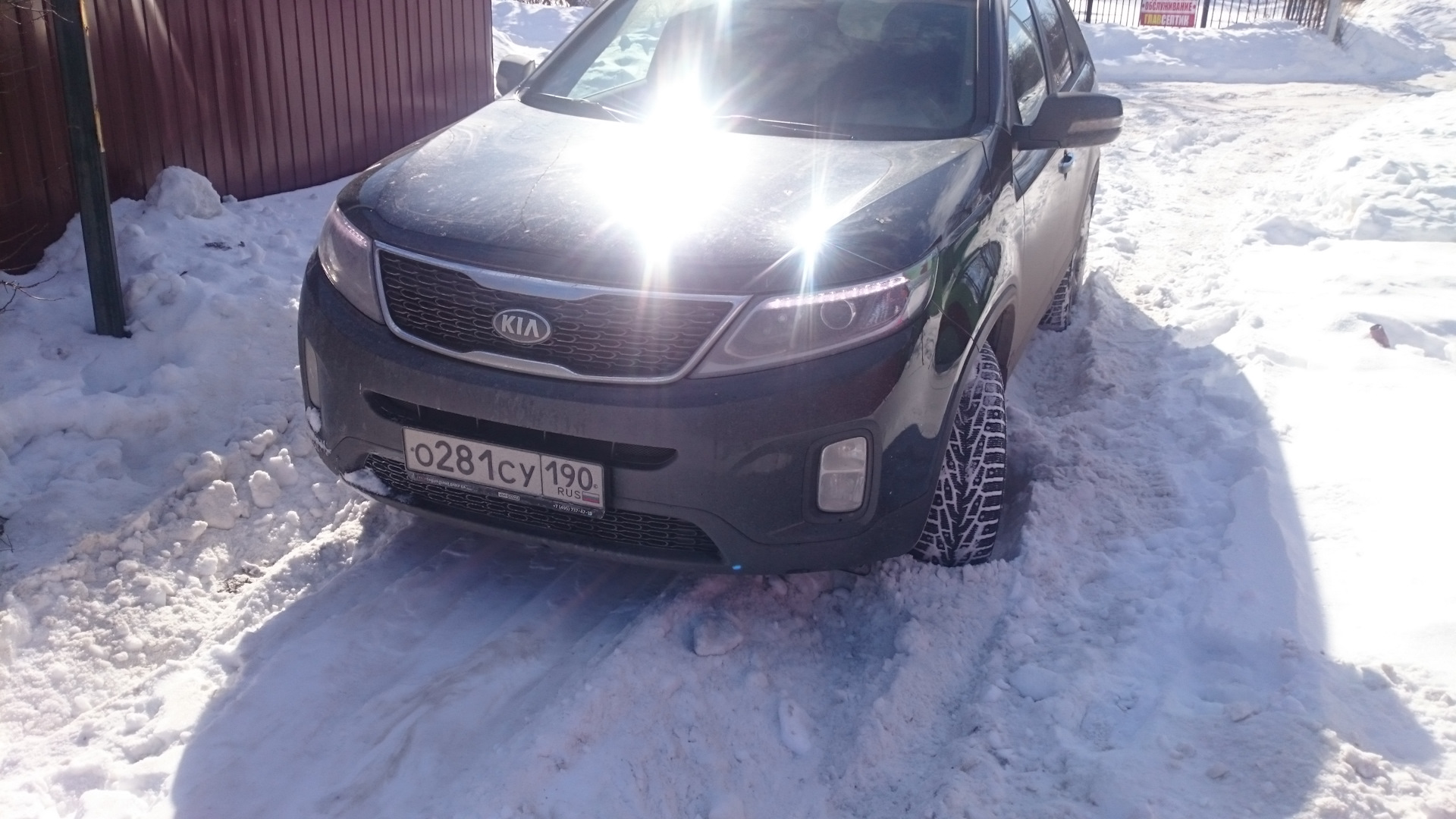 ПП или рыхлый снег.Кто кого?! — KIA Sorento (2G), 2,4 л, 2017 года |  наблюдение | DRIVE2