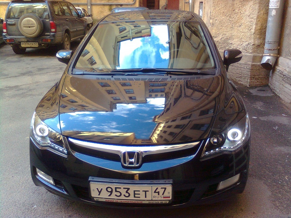 Небольшие изменения экстерьера — Honda Civic 4D (8G), 1,8 л, 2008 года ...