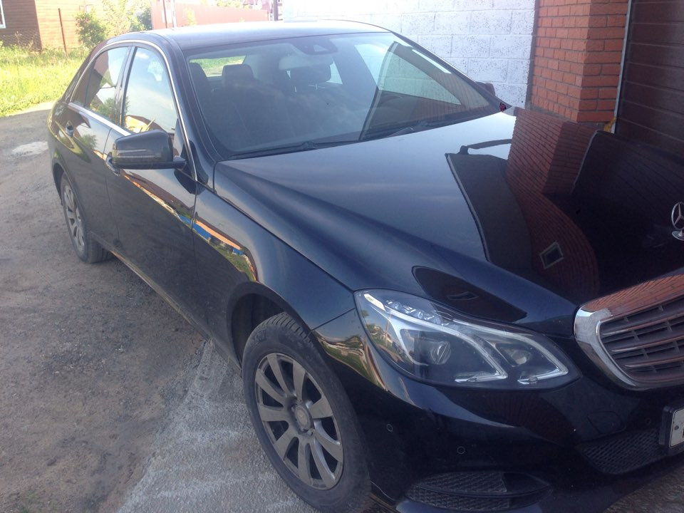 Где в Казани полируют фары? — Mercedes-Benz E-class (W212), 2 л, 2013 ...