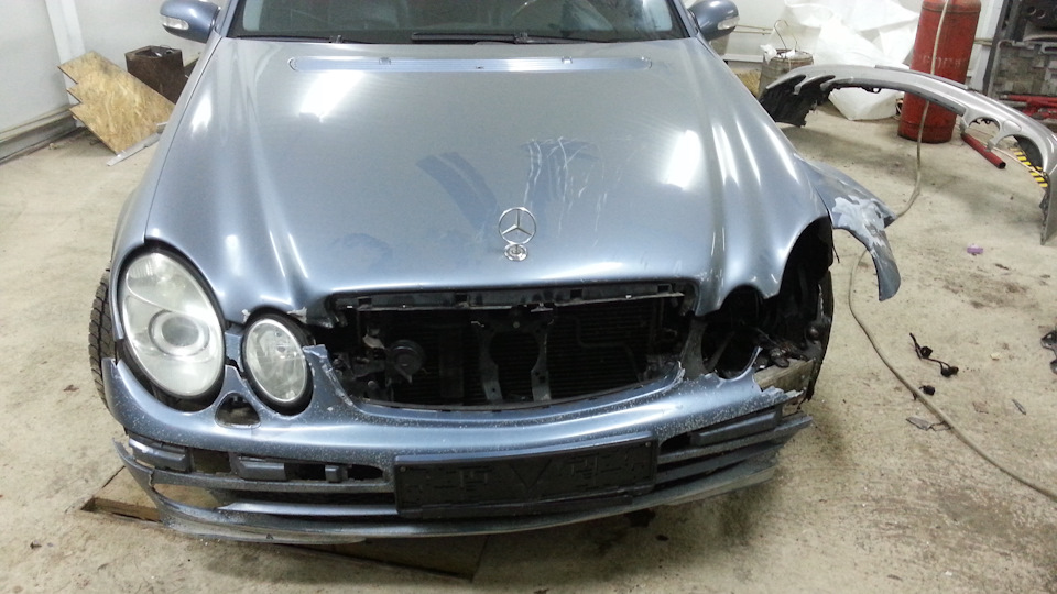 вытяжка Mercedes после ДТП — DRIVE2