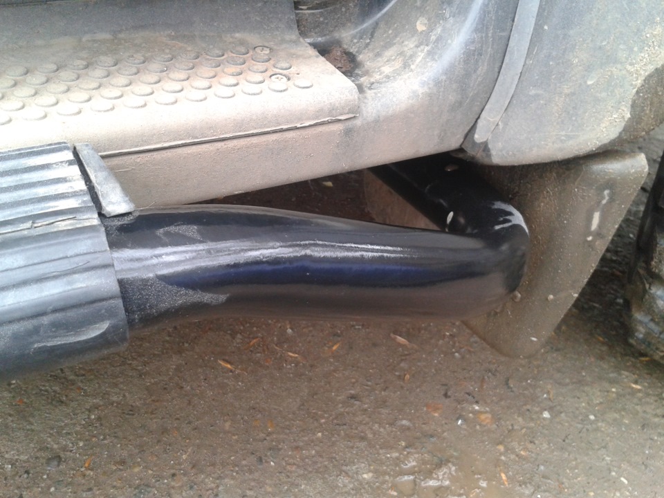 Пороги, защита переднего моста и раздатки — УАЗ Patriot, 2,7 л, 2010 ...