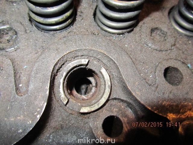 Как снять форкамеру мотор 601