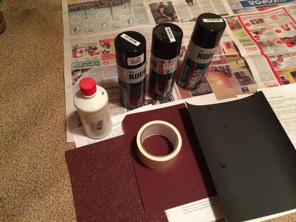 Красим штампы или прощай колпаки — Lada 2114, 1,6 л, 2009 года ...