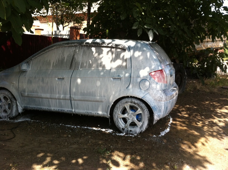 Минимойка Интерскол — Hyundai Getz, 1,4 л, 2006 года | мойка | DRIVE2