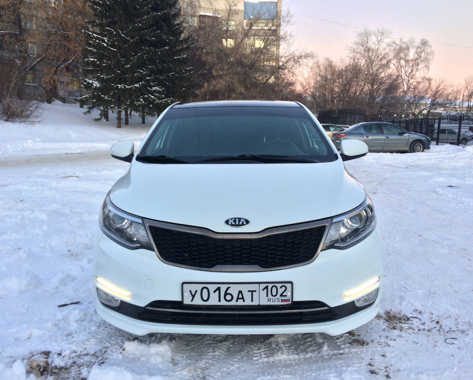 Все-таки с Led дхо машина смотрится иначе — KIA Rio (3G)