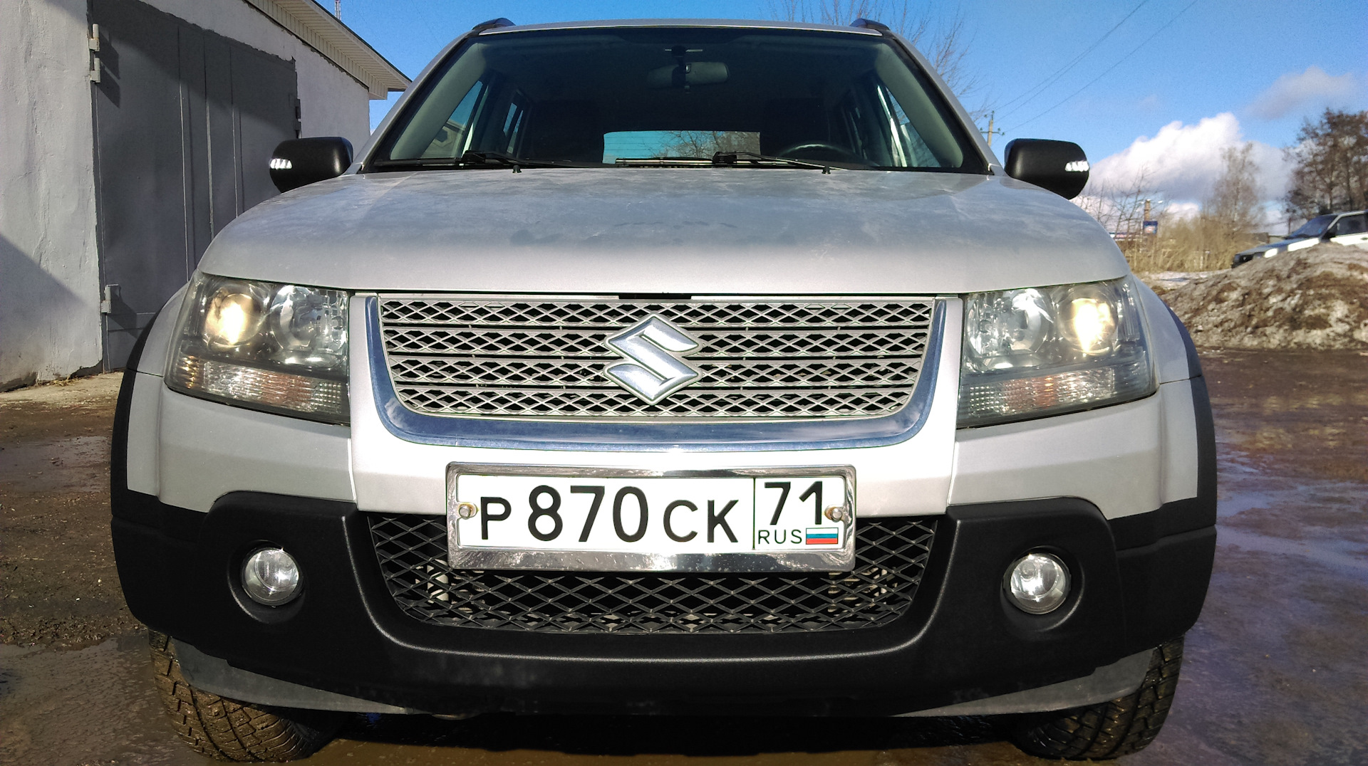 Покраска порогов и бамперов Raptor. — Suzuki Grand Vitara (2G), 2,4 л, 2010  года | стайлинг | DRIVE2