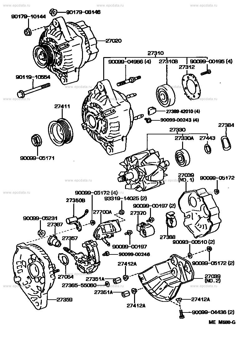 Ремонт генератора LS400, 1UZ-FE — Lexus LS (UCF10), 4 л, 1993 года | своими  руками | DRIVE2