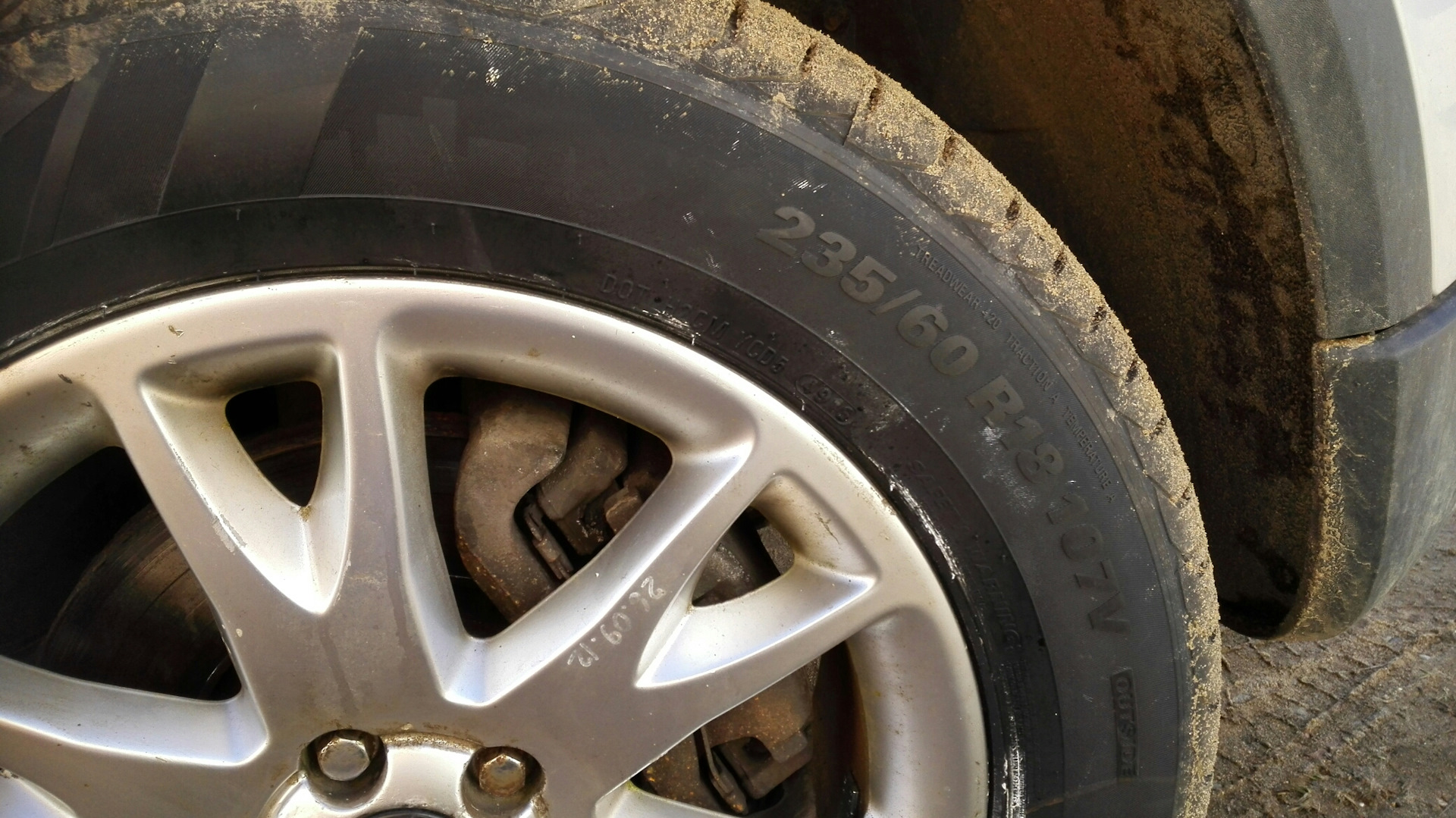 Летние шины + диски — Volvo XC90 (1G), 2,4 л, 2005 года | колёсные ...