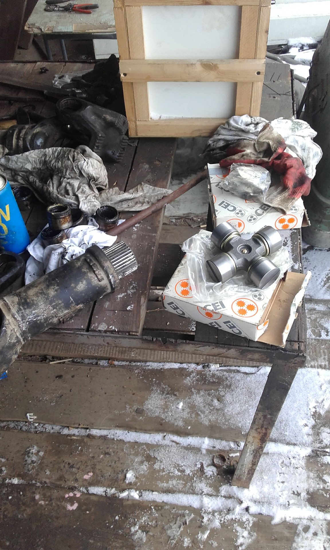 Замена крестовин. — MAN F 90, 9,9 л, 1993 года | своими руками | DRIVE2