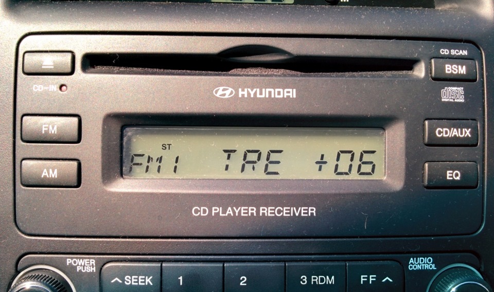 Настройка эквалайзера штатной магнитолы — Hyundai Elantra (4G), 1,6 л ...