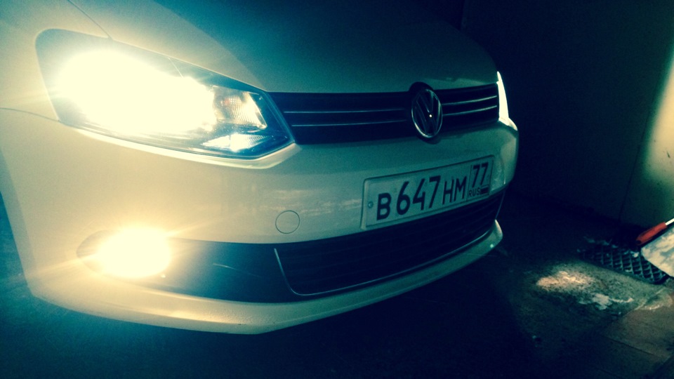 Белая зима | Белый POLO sedan — Volkswagen Polo Sedan, 1,6 л, 2012 года ...