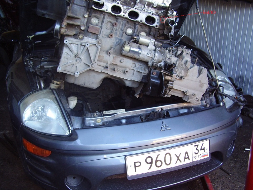 Сборка турбомотора 4G64T Part 1 — Mitsubishi Eclipse (3G), 2,4 л, 2003 ...