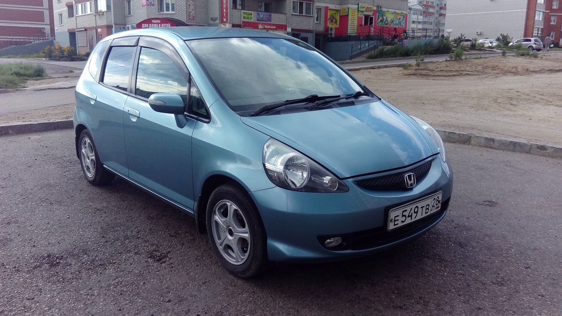 Honda Fit (1G) 1.3 бензиновый 2005 | Голубая мечта :р на DRIVE2