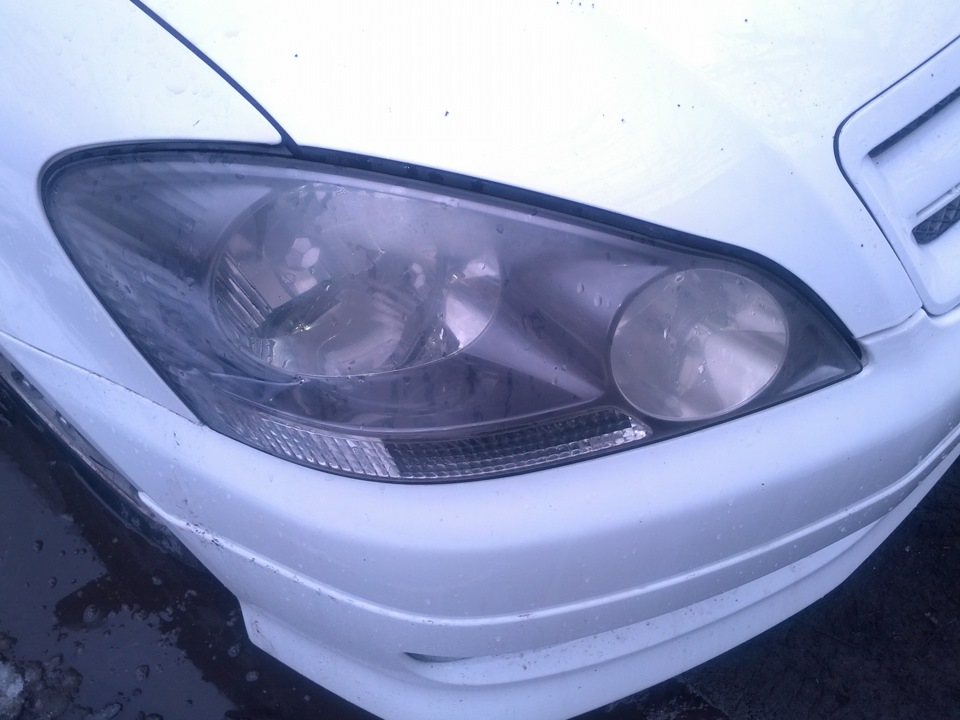 Отполировал фары — Toyota Ipsum (21), 2,4 л, 2001 года | визит на ...