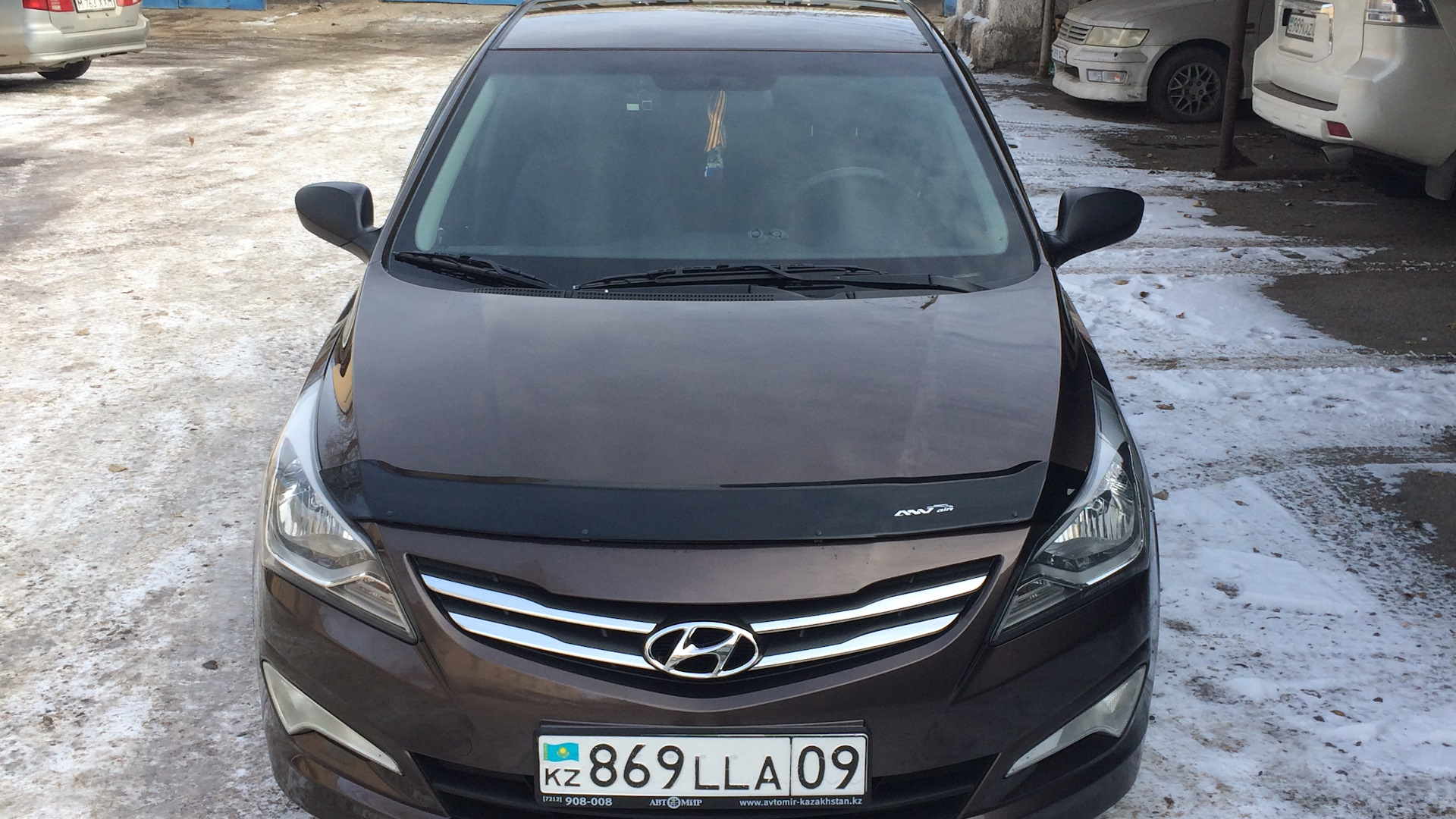 Hyundai Accent (4G) 1.6 бензиновый 2015 | Коричневый металлик на DRIVE2