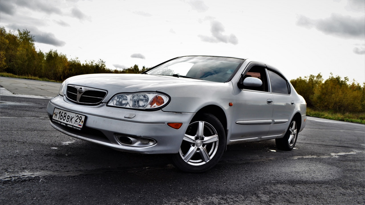 Nissan Maxima QX (A33) 2.0 бензиновый 2001 | V6 Silver シルバー на DRIVE2