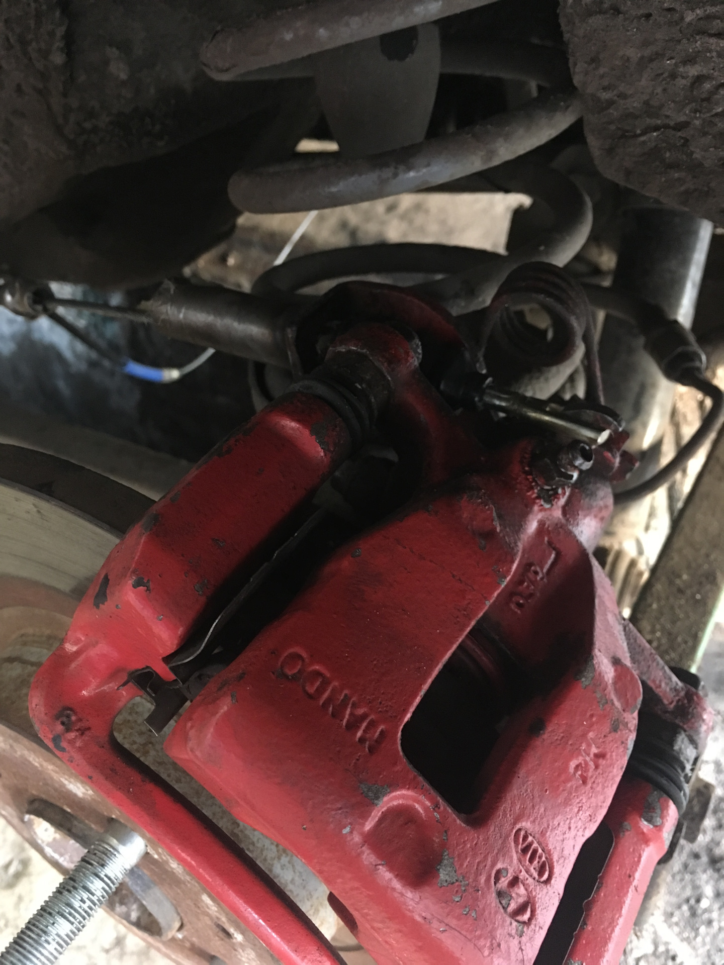 Замена тормозных колодок + профилактика направляющих — Renault Scenic ...