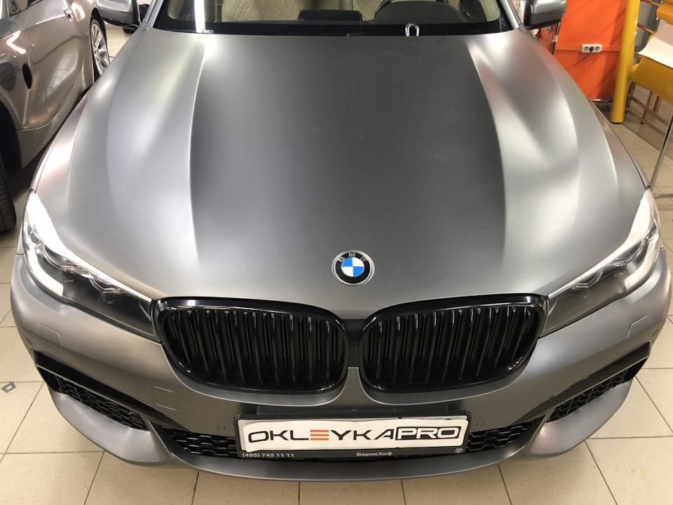 BMW g30 пленка серая