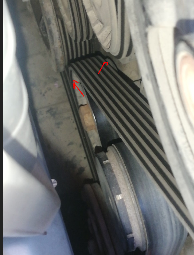 Нужна подсказка — приводной ремень — Mitsubishi Lancer X, 2 л, 2008 ...