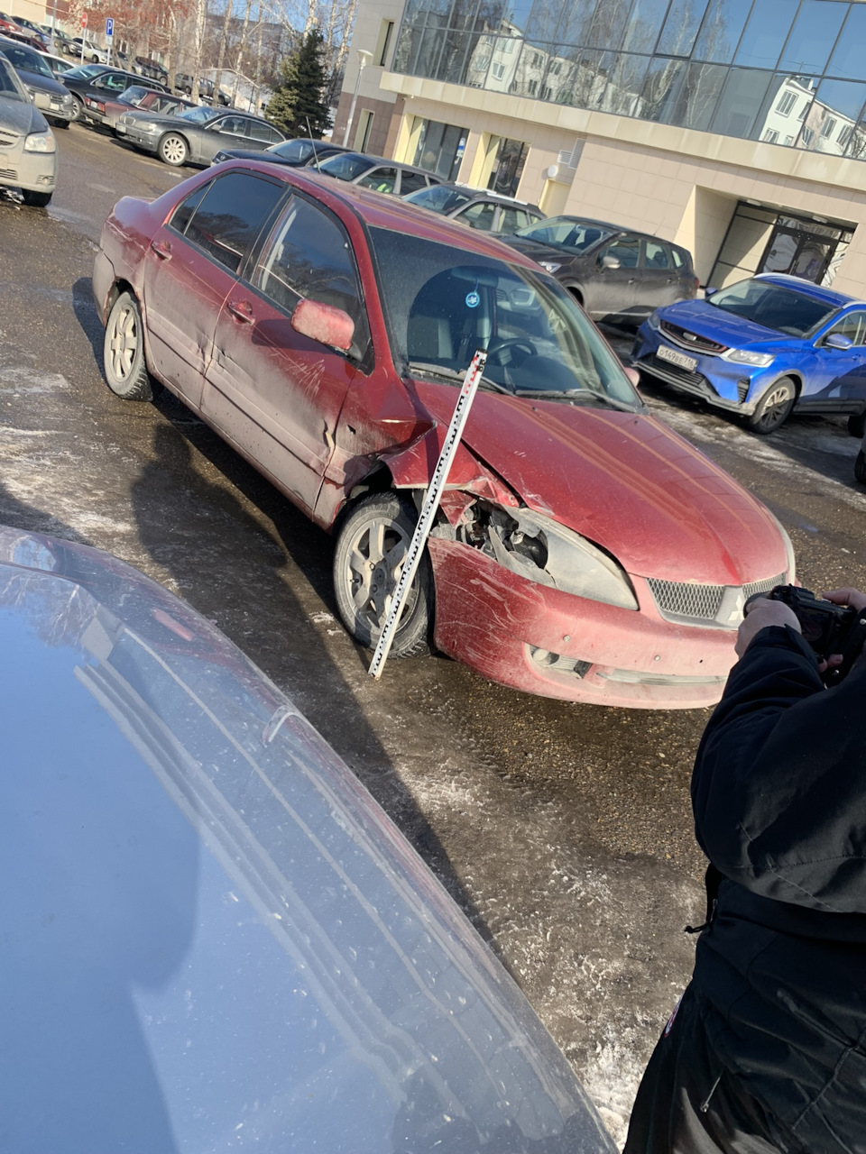 Мама, меня фура убила» или кроилово по русски — Mitsubishi Lancer IX, 1,6  л, 2006 года | своими руками | DRIVE2