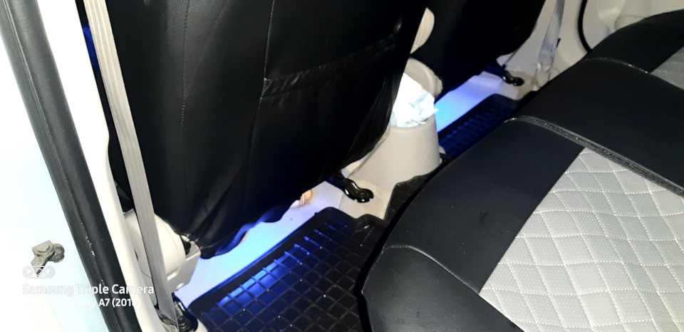 Покупка ковриков и установка подсветки ног с Али ))) — Hyundai Accent ...