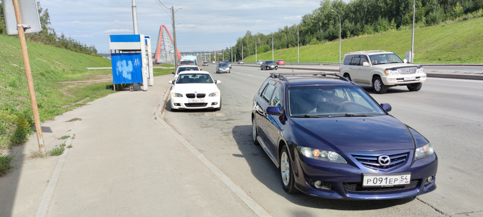 #1.Начало. Дорога домой.Новосибирск-Новороссийск. — Mazda 6 (1G) GG, 2 ...