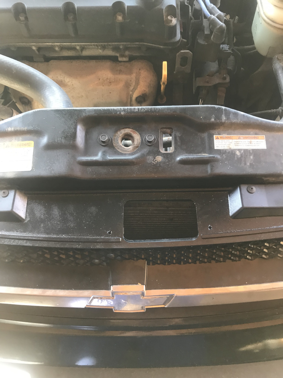 Слетел тросик открытия капота (устранено) — Chevrolet Lacetti 5D, 1,6 л ...