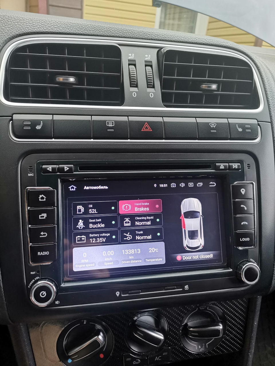 Подключение CAN шины к магнитоле Isudar px6 — Volkswagen Polo Sedan, 1 ...