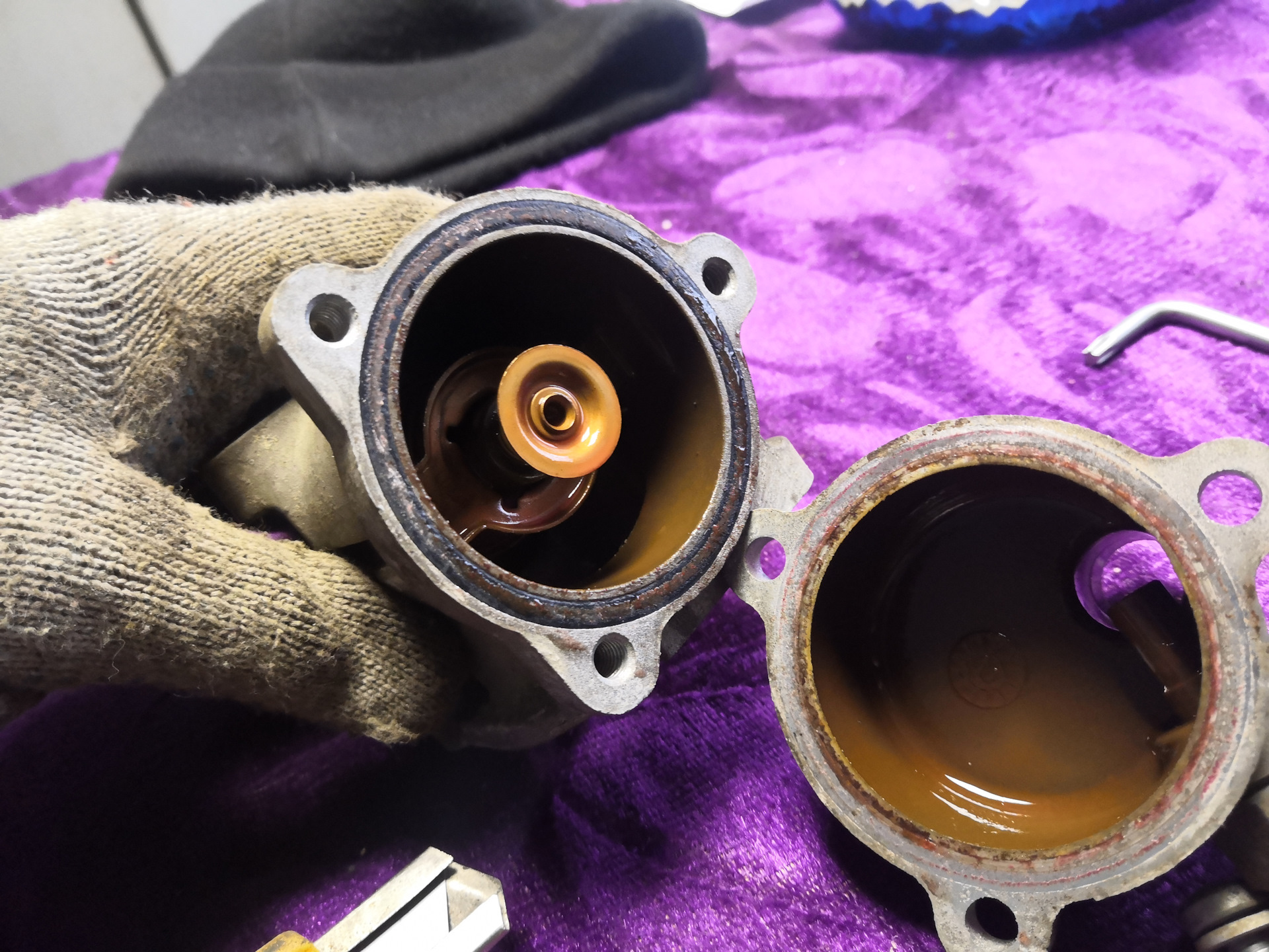 Замена элемента термостата калина 2 — Lada Калина Хэтчбек (2G), 1,6 л ...