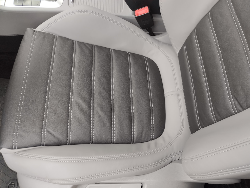 Перетяжка сидений — Volkswagen Passat Variant (B6), 2 л, 2005 года ...