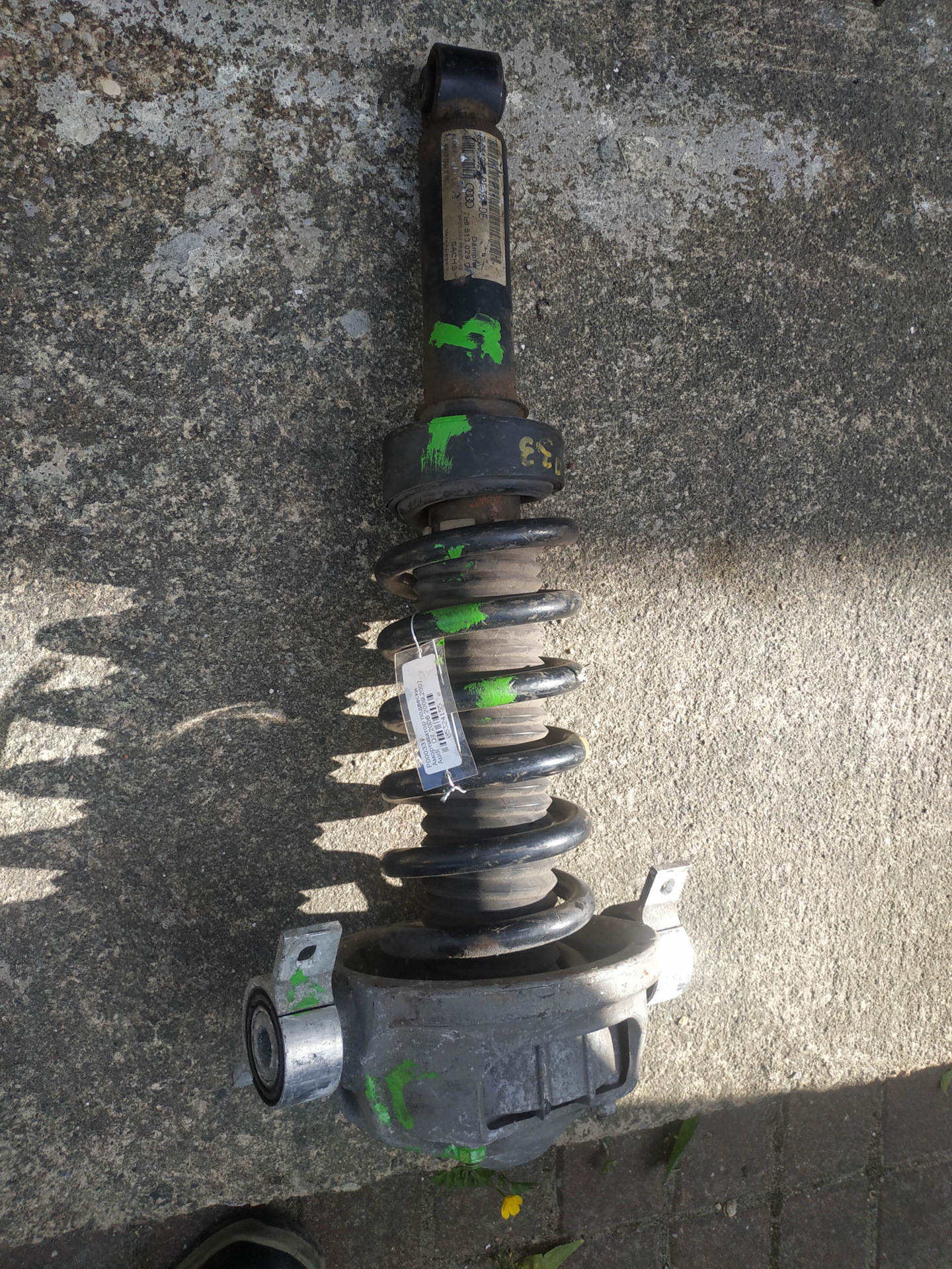 замена стойки подвески на туареге от Q7, клиренс туарега стал как у ...