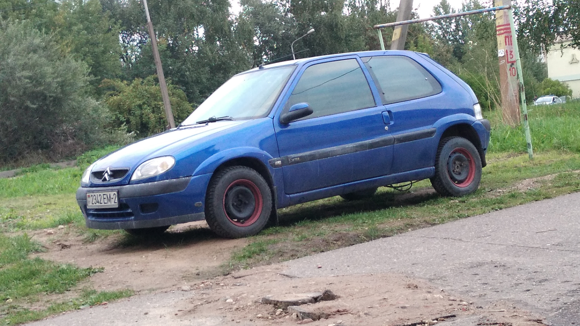 Citroen Saxo VTS 1.4 бензиновый 2001 | Синий металлик на DRIVE2