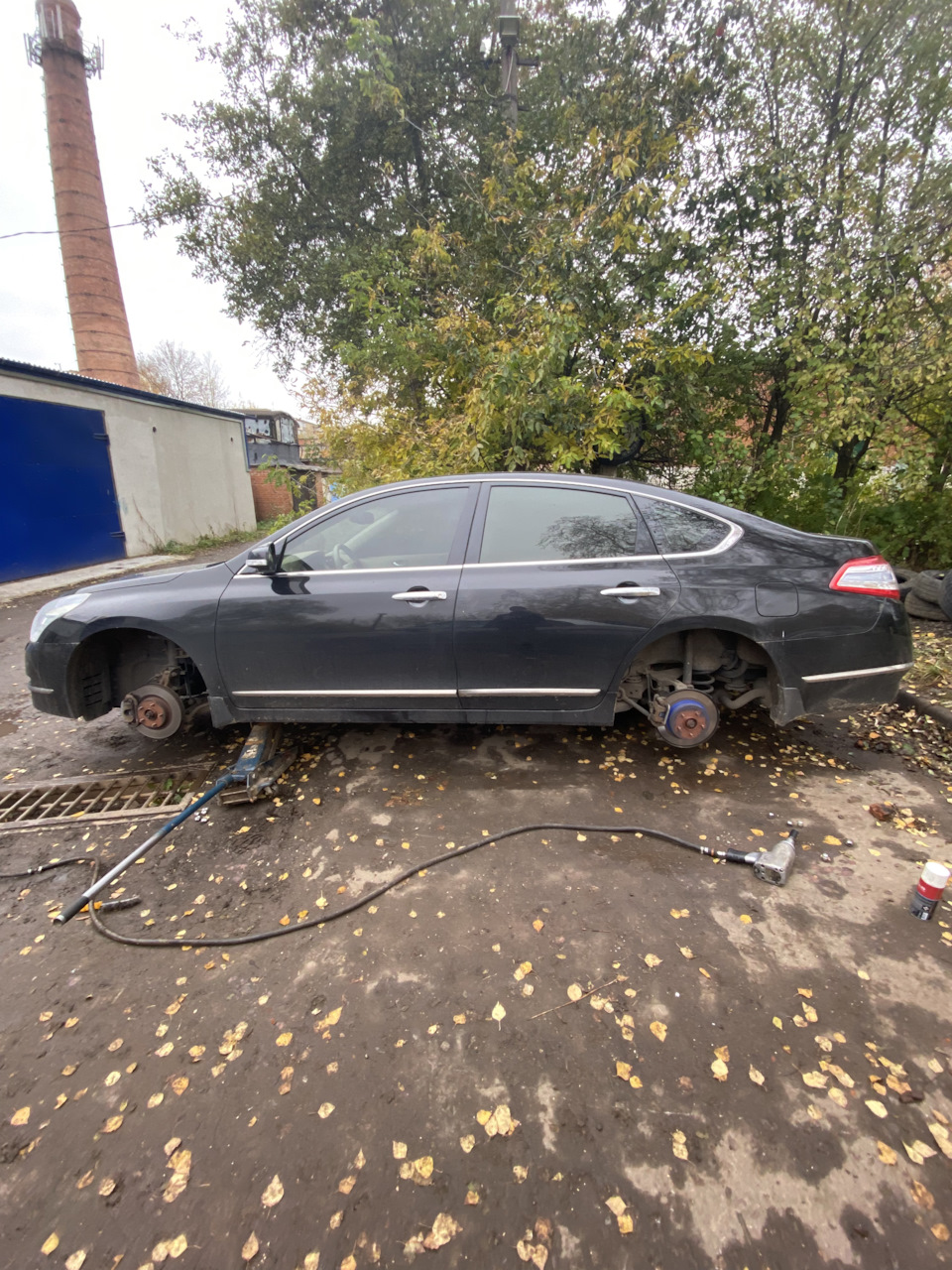 Переобулся и… — Nissan Teana (J32), 2,5 л, 2011 года | визит на сервис |  DRIVE2