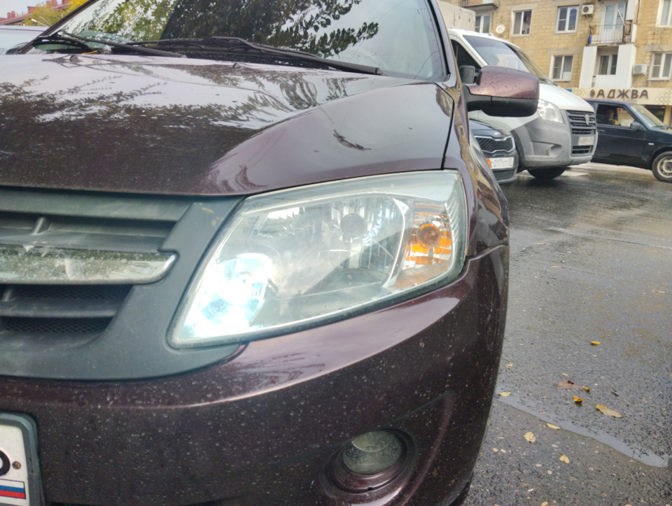 Лампы дневные ходовые — Lada Гранта (1G), 1,6 л, 2013 года | расходники ...