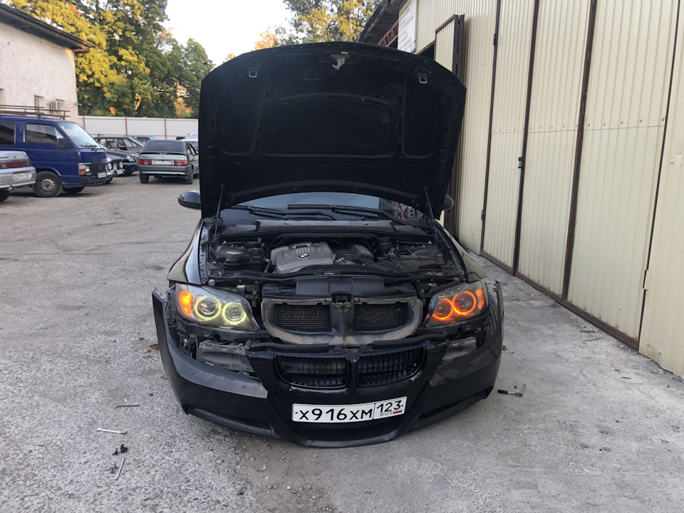 Ангельские глазки — BMW 3 series (E90), 3 л, 2005 года | стайлинг | DRIVE2