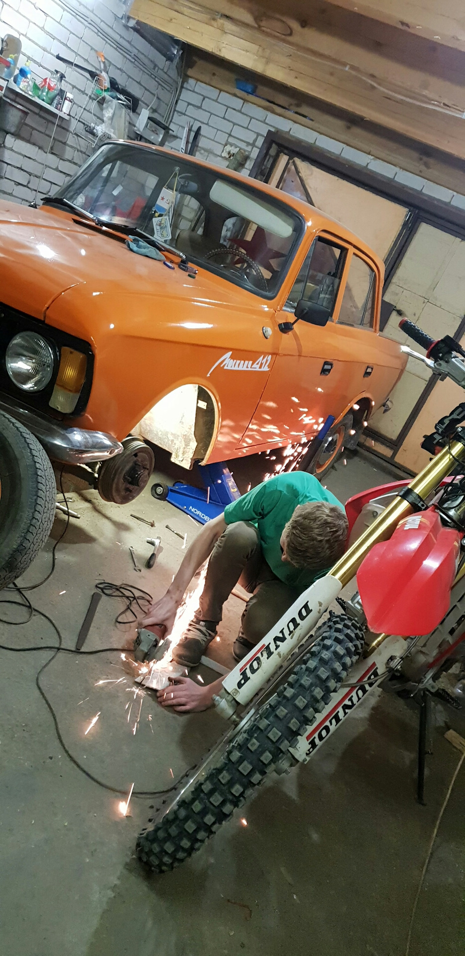 Усиление крепления рулевого редуктора. — ИЖ Москвич 412, 1,5 л., 1982 ...