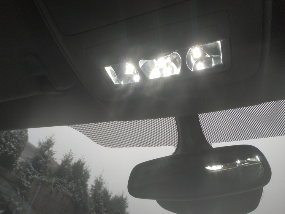 Освітлення салону лед лампочки. — Opel Zafira Tourer, 2 л., 2014 года ...