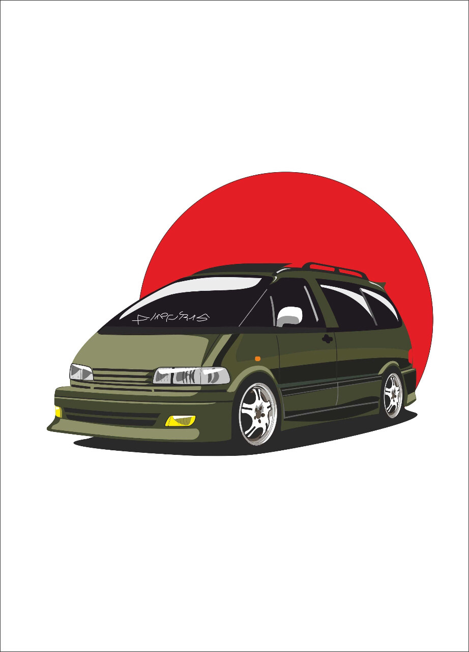 Рисунок Toyota estima — DRIVE2